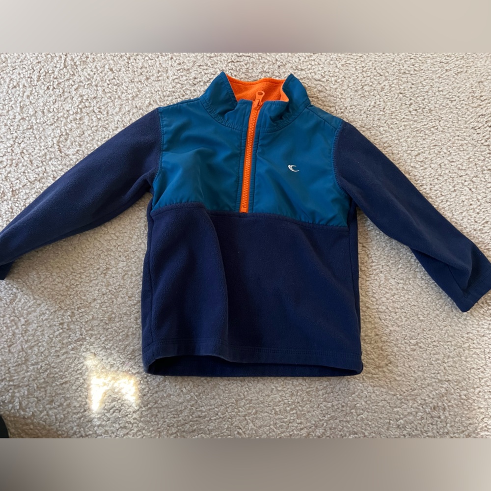 Carter's Navy and Orange Fleece Jacket